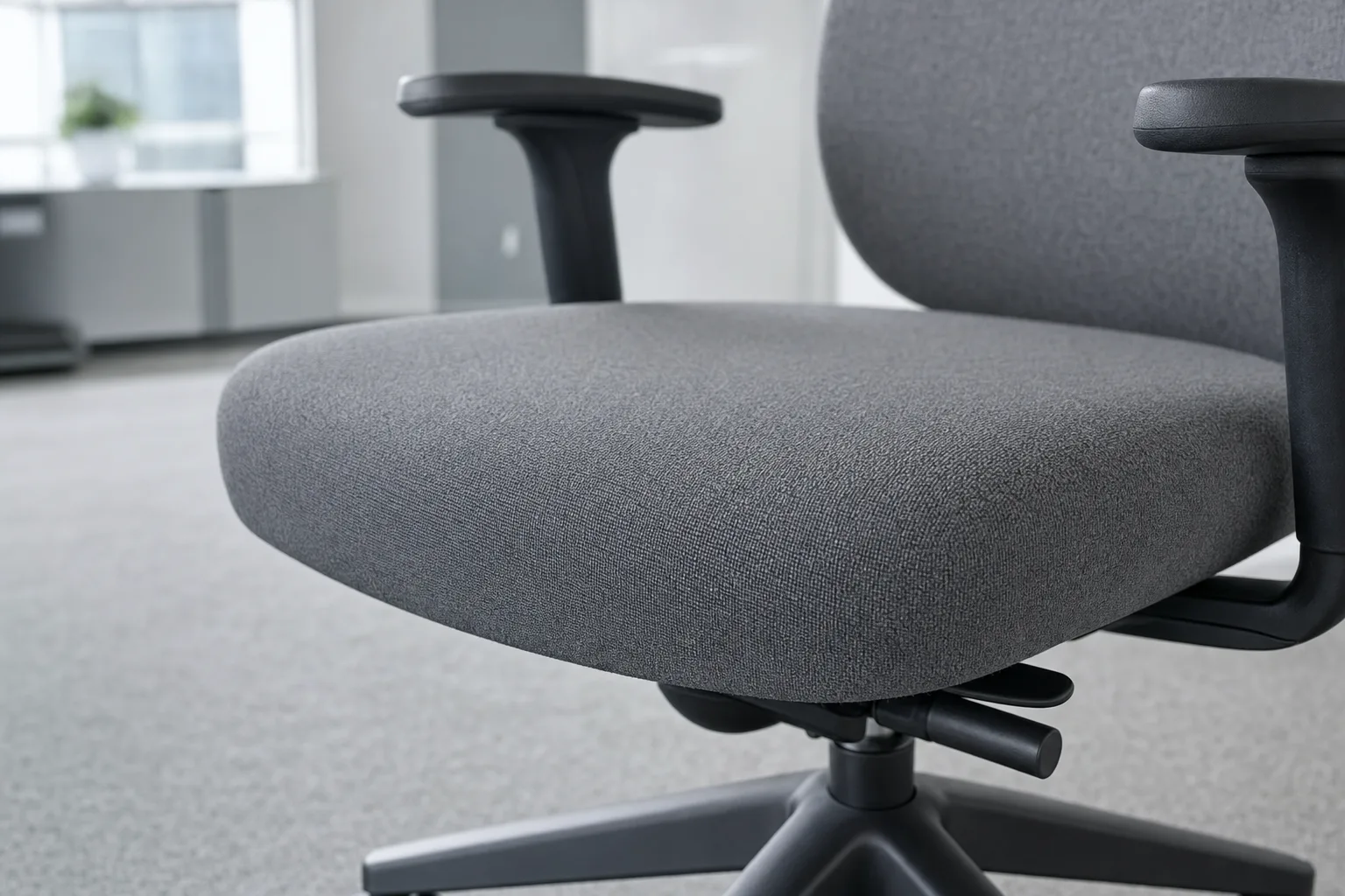 After: Office chairs: commercial upholstery renewal