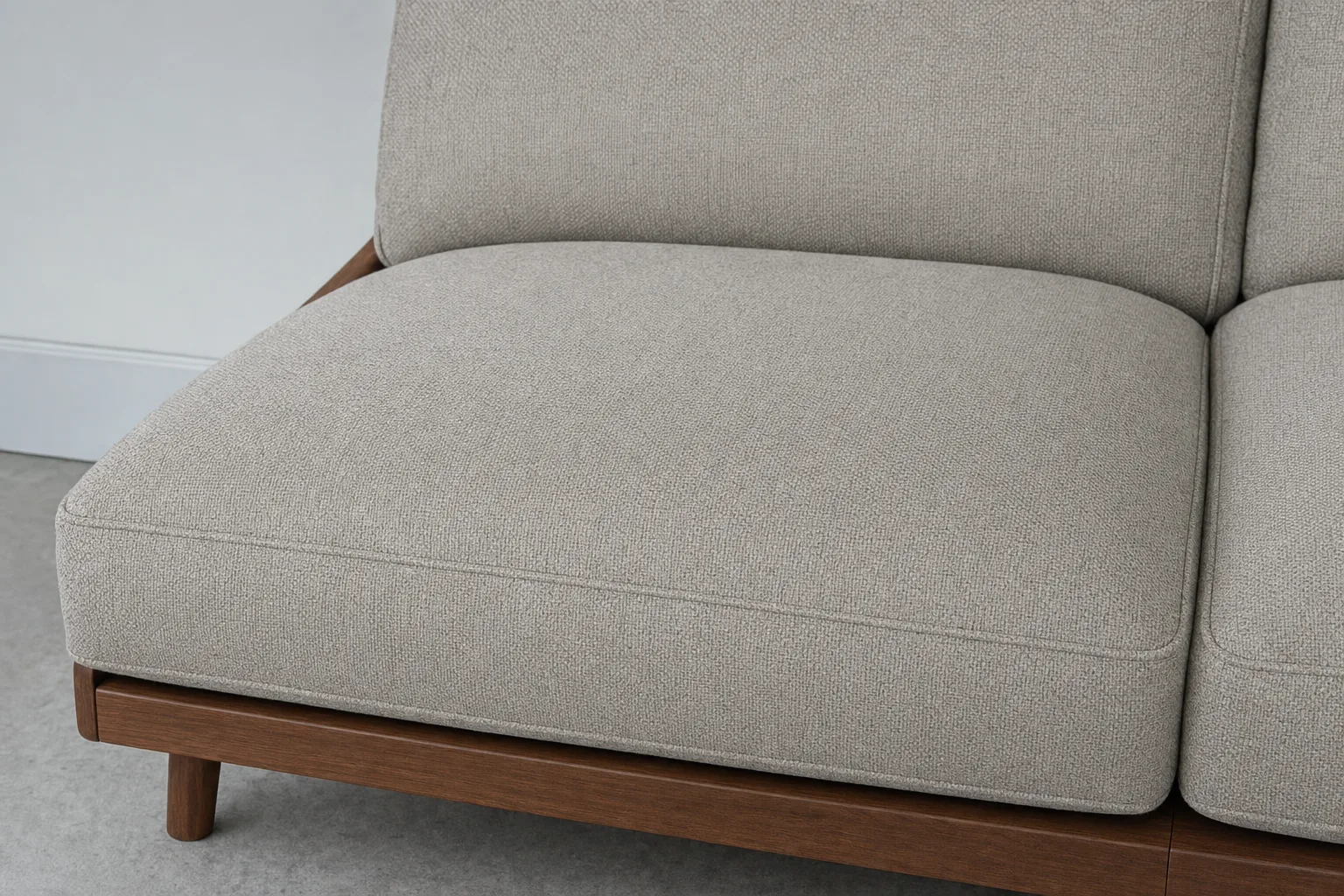 After: Sectional: cushion foam replacement