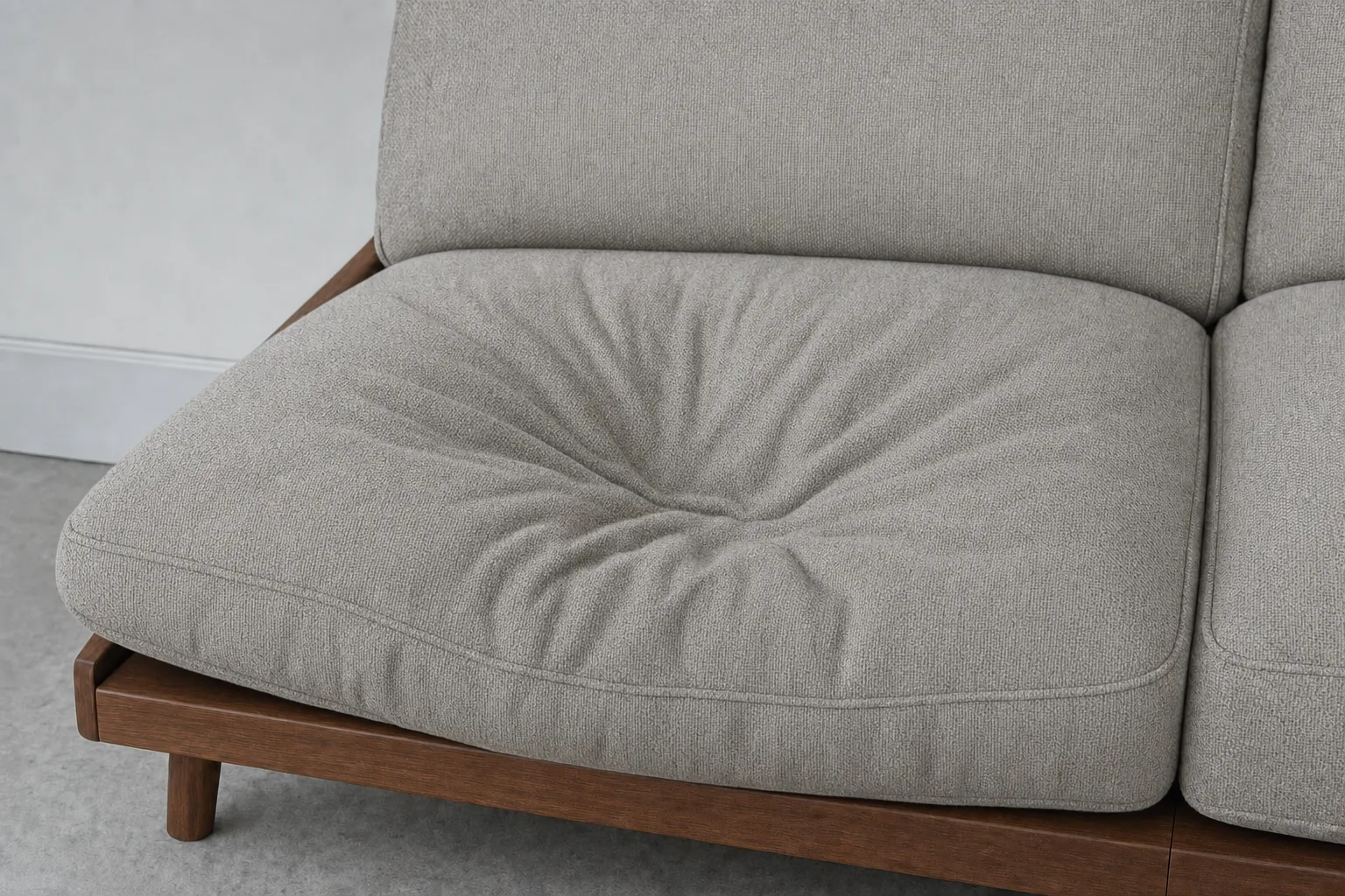 Before: Sectional: cushion foam replacement